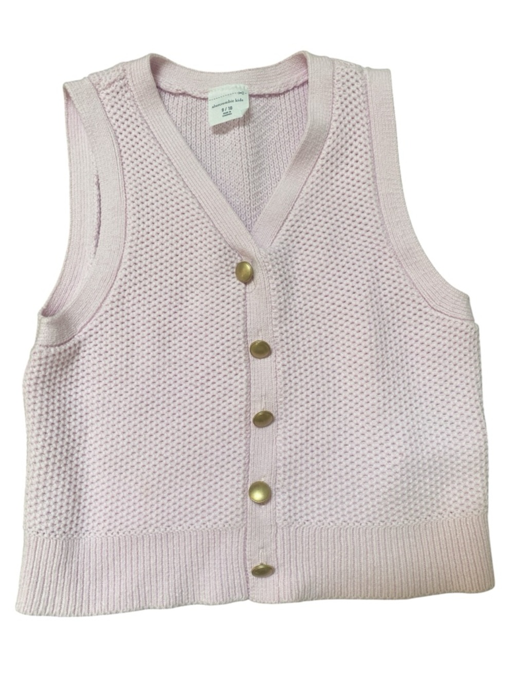 abercrombie kids Pale Pink Knit Vest